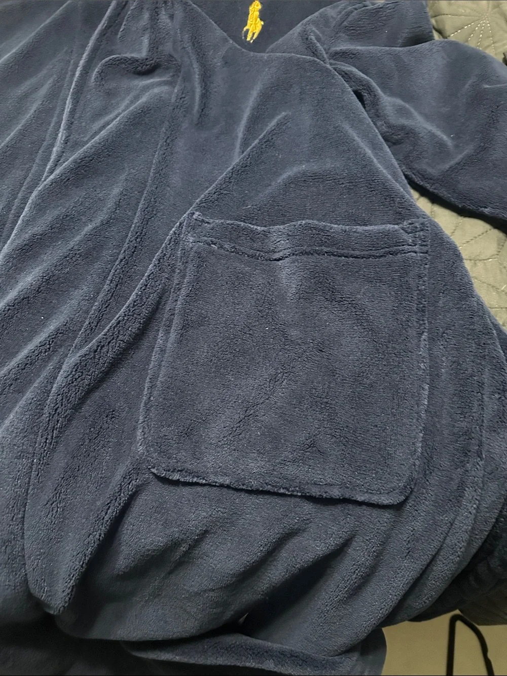 Polo by Ralph Lauren Navy Shawl Collar Robe